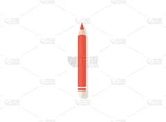 字母I用铅笔做成的字体。矢量设计元素的标志，旗帜，海报，卡片，标签等。