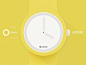 O'clock app (concept) Gif by Pavel Proshin