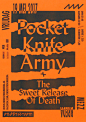 “Pocket Knife Army” poster, 2017, by Pogo, Netherlands