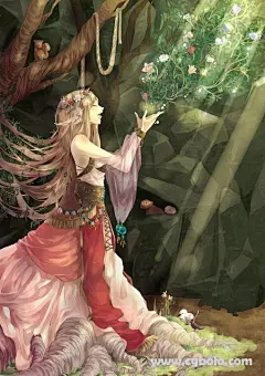 用过去的时光，慢慢描酌的【 绘 。梦 】 - 2D素材鉴赏区 - CG部落 中国CG、插画、原画交流平台 - Powered by Discuz!