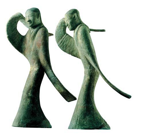 长袖舞女俑西汉高49厘米