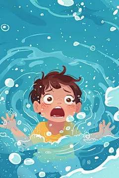 夏季炎热预防溺水