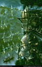 【中国风】Environment :the Harbor Under Starry Sky, Wei Wei Hua (3D) - 国外cg作品欣赏 - 中国风,中国风动画水墨CG网 - http://www.chinainkcg.com