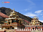 西藏萨迦寺图片素材
