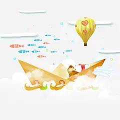 手绘卡通漫画大海风景高清素材 卡通 大海 漫画 风景 免抠png 设计图片 免费下载