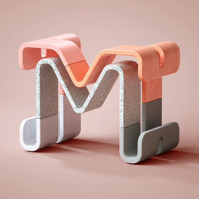 BÜROUFHO的Modish 3D排版...