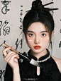 《诗意与国色》清冷新中式｜成都约拍写真