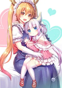小林家的龙女仆 康娜 同人图 插画 壁纸 | ❤ | 半次元-第一中文COS绘画小说社区