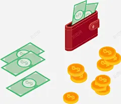 手绘金钱矢量图高清素材 扁平 手绘 经济 货币 金融 金钱 钞票 钱包 矢量图 免抠png 设计图片 免费下载