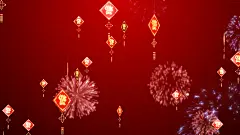 新春虎年喜庆背景AE模板