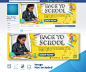 Back to school discount offer social media cover template Premium Psd
