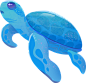 世界海洋日创意插画-海龟实