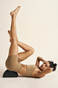 其中包括图片：Never Better Bike Shorts by FP Movement at Free People, Moonrock, S