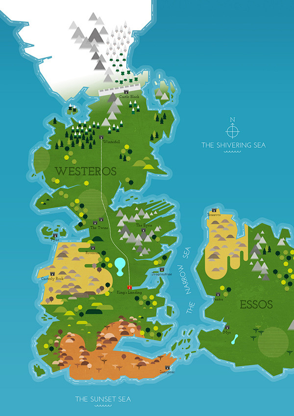 Game of Thrones Map ...