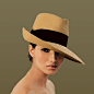 Fedora from Eric Javits. I LOVE a good brim.