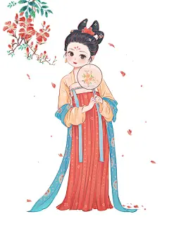 唐宫少女1凌霄花