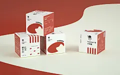 五谷杂粮 即食麦片 代餐粉 食品包装 插画包装