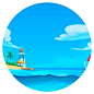 Praia Bingo: Bahamas : Mobile Game Assets by Pipa Studios