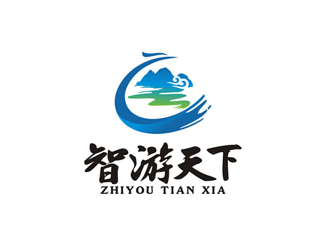 杨福的智游天下LOGO设计