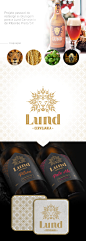 Lund Cervejaria : Trabalho pessoal de redesign da marca Lund Cervejaria.