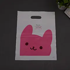 25*35 小狐狸礼品袋 塑料袋 购物袋手提袋服装袋加厚50个