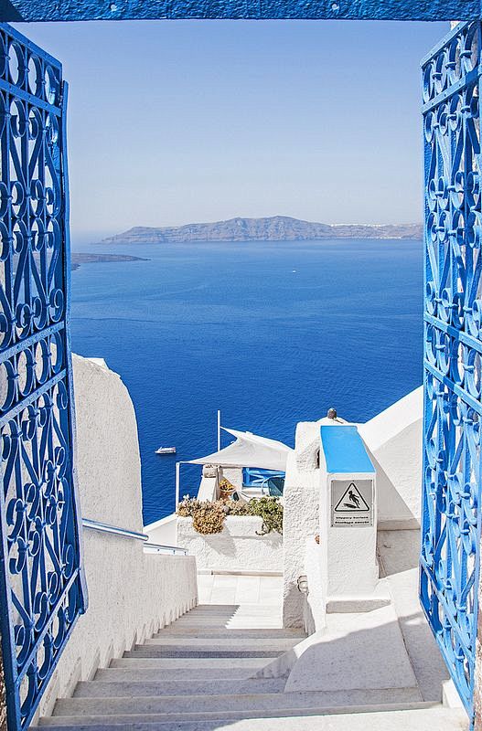 Santorini, Greece. T...