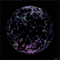 科技 抽象 球体 粒子 矢量 背景