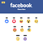 New Facebook like button Empathetic Emoji Reactions :  