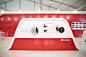 BREMBO, Autoshow Beijing : The Brembo stand has been thought as a box that opens itself on the audience on the two sides. All the components have been designed with order and homogeneity, to reflect the fluency of the Brand approach to the way of thinking