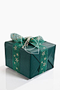 礼品包装,绿色,包装纸