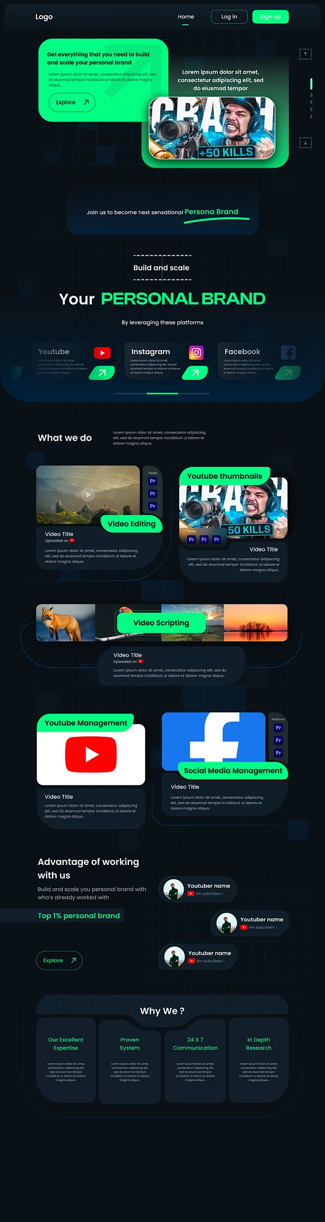 网页设计 由 Vansh nagarkoti on Dribbble --- Web Design by Vansh nagarkoti on ...