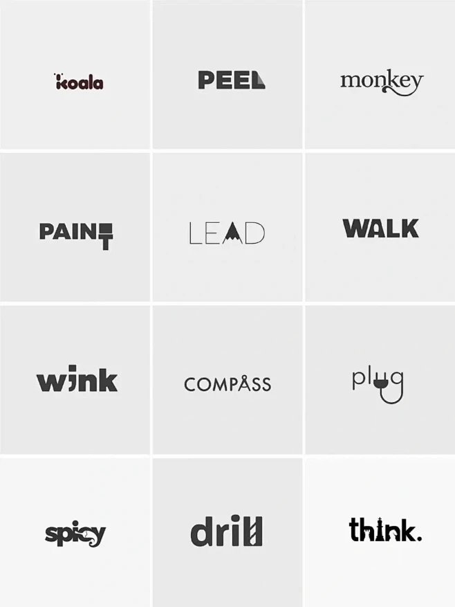 英文字母logo创意设计，融合行业元素的字母logo设计合集#英文logo #英文字母logo设计 #字母logo #家具品牌logo设计 ...