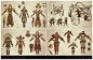Diablo 3 various armor sets 1, Trent Kaniuga : Concept art from Diablo 3