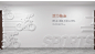 文化墙里的孤单的文字怎么设计呢？