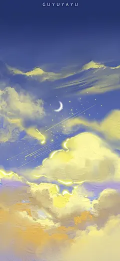 cr.微博@谷雨芽郁__201025_风景 油画 质感 手机壁纸