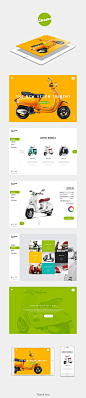 Vespa - Responsive Redesign - WEB Inspiration