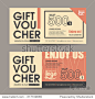 Gift voucher template with vintage pattern,retro gift voucher certificate coupon design template,Collection gift certificate business card banner calling card poster,Vector illustration