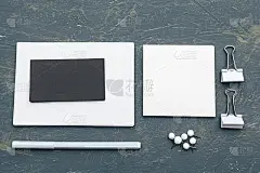 照片。品牌标识的模板。用于图形设计师的演示文稿和作品集