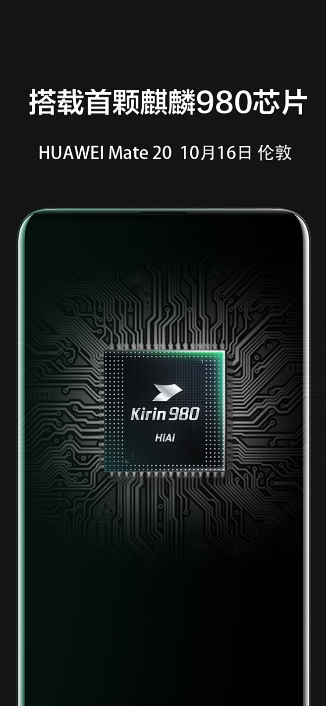 麒麟980–全球首款7纳米制程手机ai芯片华为手机官网