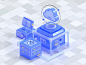 Cloud Computing - 3D Illustration 3d 3d animation 3d blender 3d header 3d icon 3d illustration 3d rendering animation cloud design illustration saas service software ui