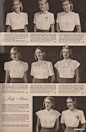 老购物目录真的太好了。

1940-1950年之间广告页上的女士白衬衫。 ​​​​