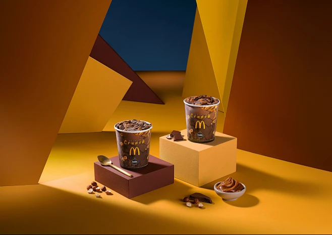 Mc Donalds GELATO CRUNCH Retouching