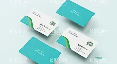 企业名片环保名片水名片  - 源文件下载【酷图网】名片,环保,水行业,企业名片,绿水青山,