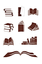 书籍书本读书阅读学习学校书店书本矢量-设计元素素材下载-众图网