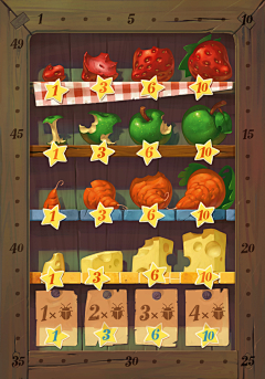 豌豆伸懒腰采集到豌豆——游戏UI