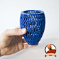 花瓶设计 由设计师 Ricardo Salomao 进行创作  #3D打印 #花瓶设计 #模型设计 点击图片即可进入下载页面