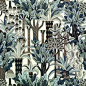 Inspired by an Indian garden with its flowers, shrubs and fountains, this new design by Pierre Marie illustrates a refined world in which the profusion of plants and flowers symbolises serenity and well-being. The Jardin d: