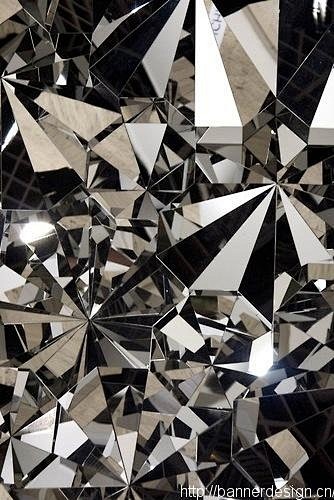 钻石   晶莹剔透晶体闪亮金属材质背景壁...