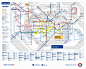 2007 London tube Map (5003×4003px) 英国伦敦地铁图（高精度版），该风格开创了地铁图的先河。绘图的仁兄Harry Back做电路设计出身，因此路线排布借鉴了90度或者45度的电路布局方法。所以说信息可视化是门跨学科的学问一点不假。