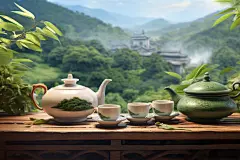 喝茶茶壶图片模型